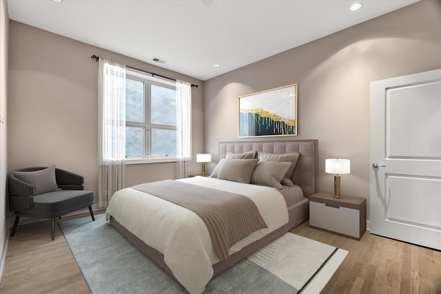 6 N May St Unit 403, Chicago, IL 60607 - bedroom with light wood-style floors and recessed lighting