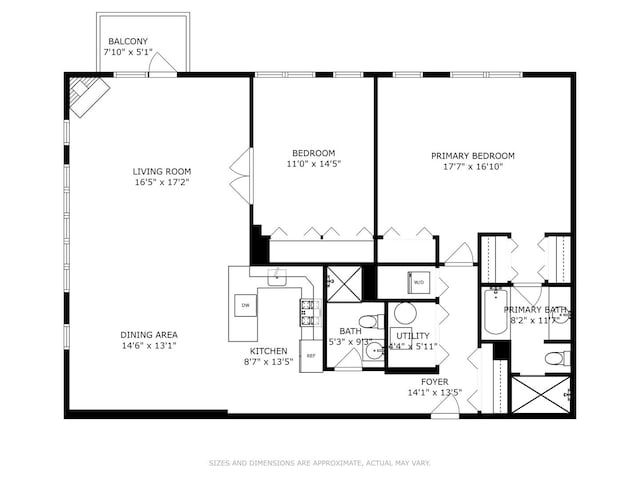 4020 N Damen Ave Unit 408, Chicago, IL 60618 - room layout
