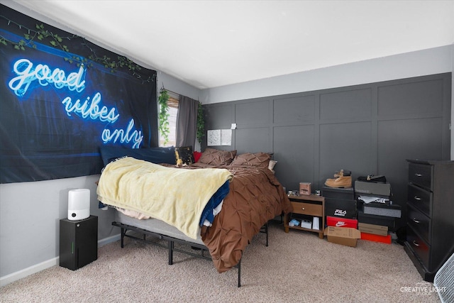 1104 Breckenridge Ln, Shorewood, IL 60404 - carpeted bedroom with a decorative wall