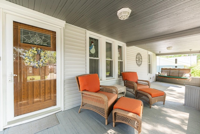 10 N Broadview Ave, Lombard, IL 60148 - view of wooden porch
