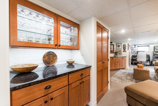 10 N Broadview Ave, Lombard, IL 60148 - bar featuring a paneled ceiling