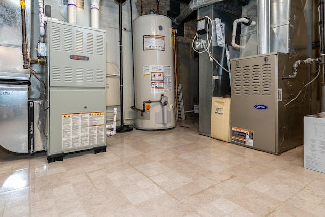 9330 Kolmar Ave, Skokie, IL 60076 - utilities with gas water heater and heating unit
