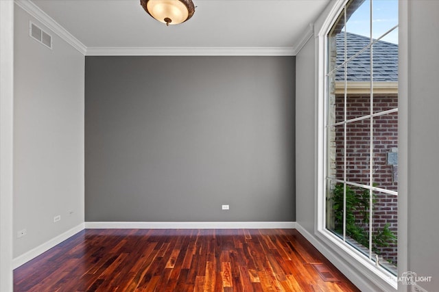 800 Diamond Head Dr E, Shorewood, IL 60404 - unfurnished room featuring crown molding, wood finished floors, and baseboards