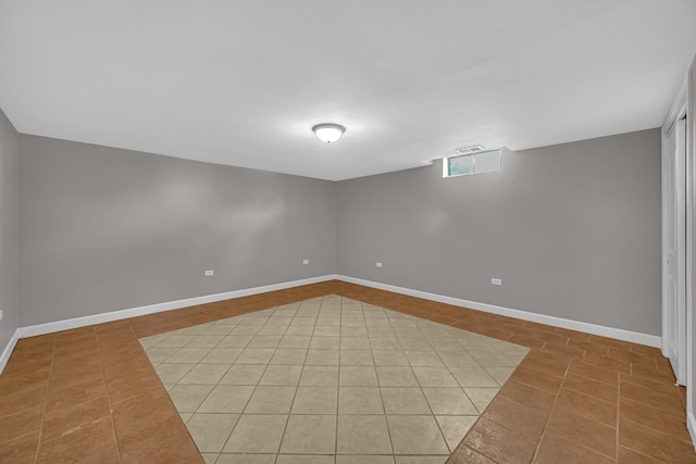 20738 S Hickory Creek Ct, Frankfort, IL 60423 - tiled empty room with baseboards