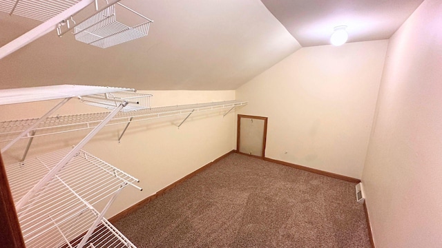 3420 203rd St, Olympia Fields, IL 60461 - walk in closet with lofted ceiling and carpet floors
