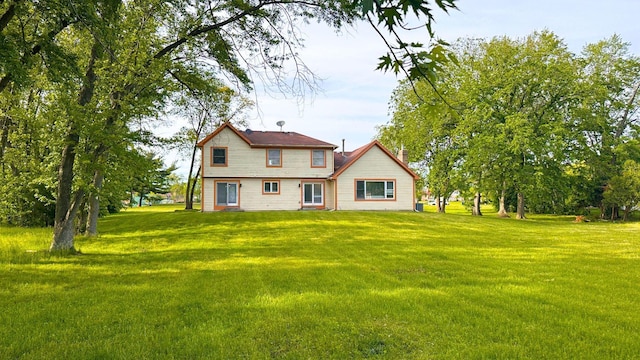 3420 203rd St, Olympia Fields, IL 60461 - back of house featuring a lawn