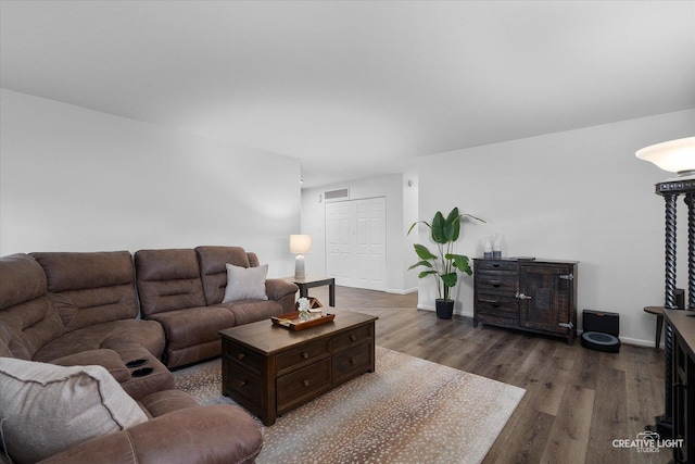 125 S Pinecrest Rd, Bolingbrook, IL 60440 - living room with wood finished floors and baseboards