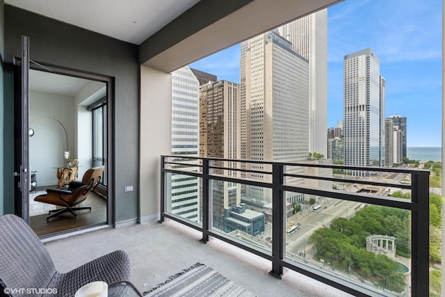 130 N Garland Ct Unit 2009, Chicago, IL 60602 - balcony featuring a view of city