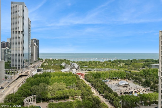 130 N Garland Ct Unit 2009, Chicago, IL 60602 - view of urban area with a nearby body of water and a tree filled landscape