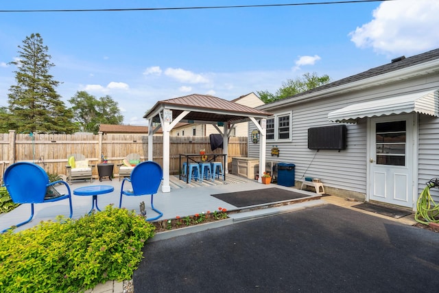 1211 Schriber Ave, Joliet, IL 60435 - view of patio with a gazebo