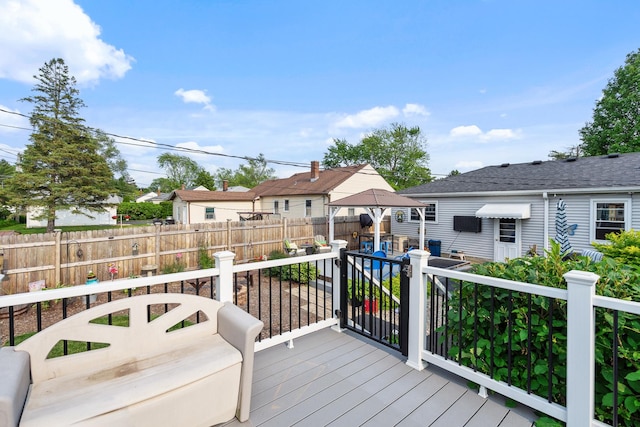 1211 Schriber Ave, Joliet, IL 60435 - deck featuring a fenced backyard