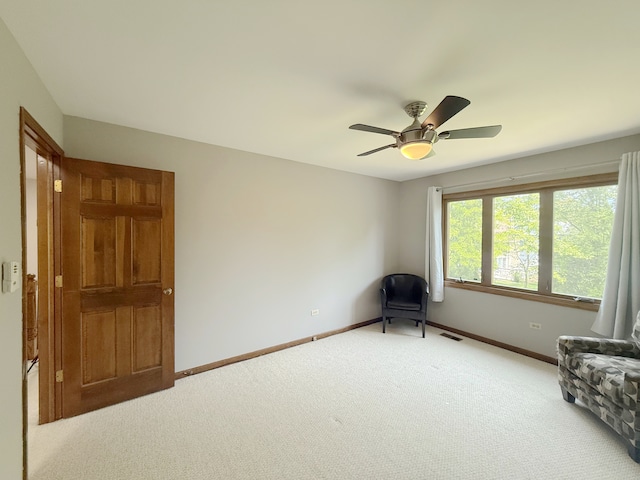 1463 Lantern Cir, Naperville, IL 60540 - unfurnished room featuring carpet flooring, baseboards, and ceiling fan
