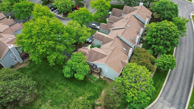 1051 Rockport Dr, Carol Stream, IL 60188 - aerial perspective of suburban area