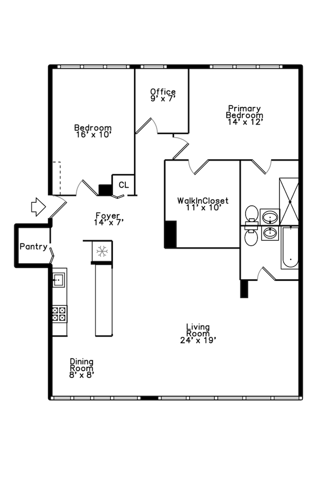 3410 N Lake Shore Dr Unit 9A, Chicago, IL 60657 - property floor plan
