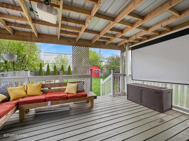 307 N Schubert St, Palatine, IL 60067 - view of wooden terrace