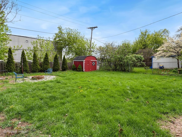 307 N Schubert St, Palatine, IL 60067 - view of yard featuring a fire pit