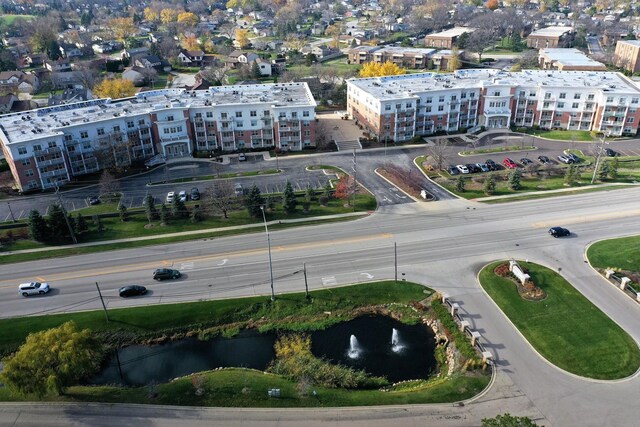 701 W Rand Rd Unit 227, Arlington Heights, IL 60004 - drone / aerial view of a nearby body of water and apartment complex