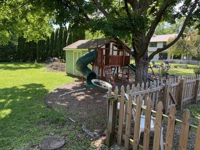 2112 Mayfair Rd, Champaign, IL 61821 - view of yard with a playground