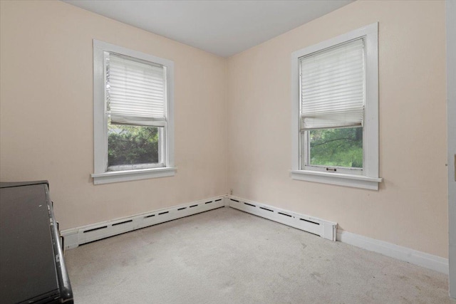 37519 N N Ave, Beach Park, IL 60087 - carpeted empty room featuring a baseboard radiator and baseboards