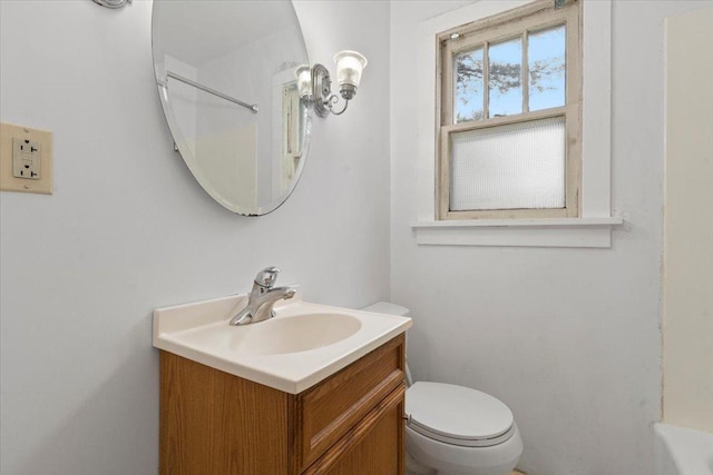 37519 N N Ave, Beach Park, IL 60087 - full bathroom with vanity, toilet, a tub to relax in, and a shower