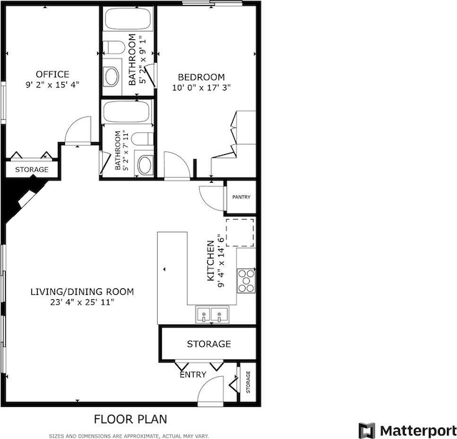2207 N Western Ave Unit 2C, Chicago, IL 60647 - property floor plan