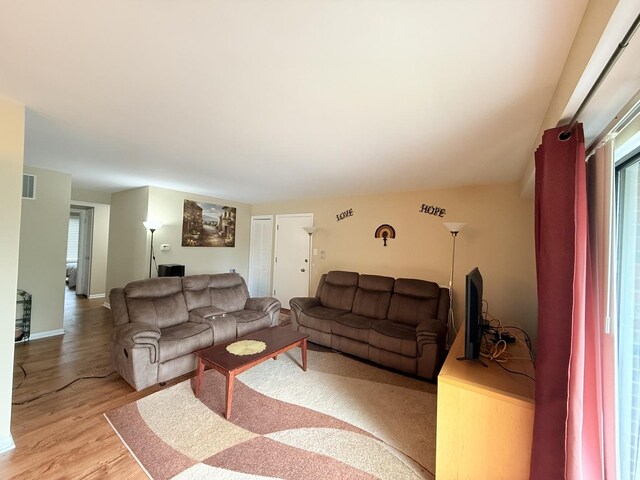22633 Pleasant Dr Unit 11B, Richton Park, IL 60471 - living area with light wood-style floors and plenty of natural light