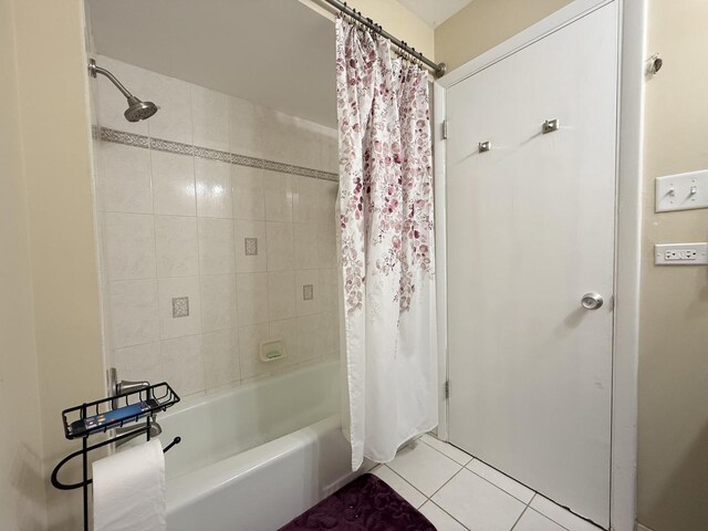 22633 Pleasant Dr Unit 11B, Richton Park, IL 60471 - full bath with tile patterned flooring and shower / bath combo