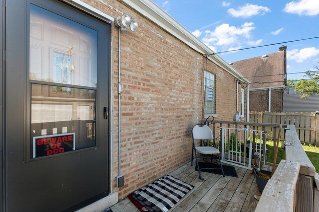 1678 State Line Rd, Calumet City, IL 60409 - view of exterior entry with brick siding