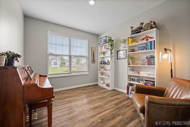16017 S Crescent Ln, Plainfield, IL 60586 - living area with wood finished floors and baseboards