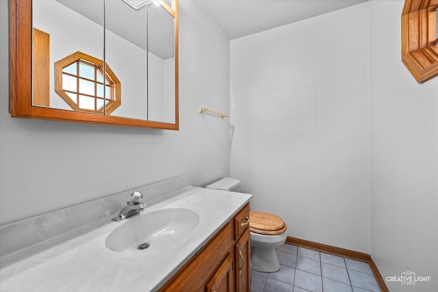 1345 William St, Sycamore, IL 60178 - bathroom featuring vanity and tile patterned flooring