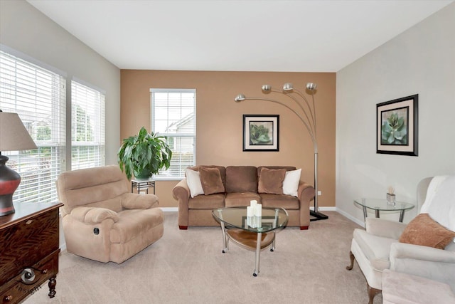 17022 S Creighton Dr, Lockport, IL 60441 - living area featuring light carpet and baseboards