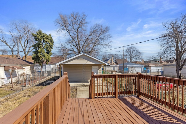 9817 S Ellis Ave, Chicago, IL 60628 - deck with a residential view