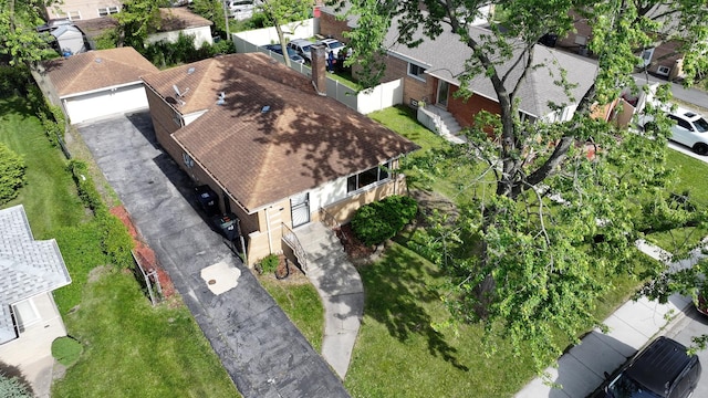 15965 Debbie Ln, South Holland, IL 60473 - aerial view of residential area