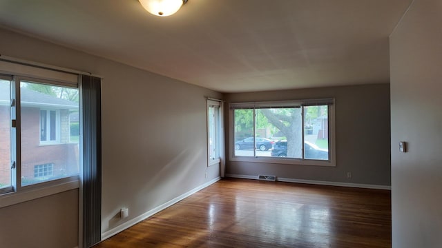 15965 Debbie Ln, South Holland, IL 60473 - unfurnished room featuring wood finished floors and baseboards