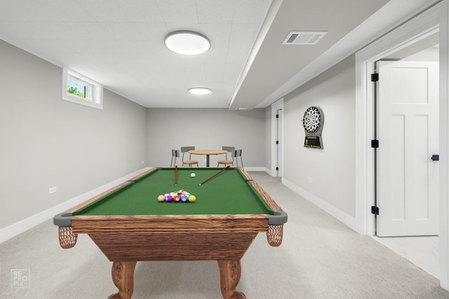 1166 S Highland Ave, Arlington Heights, IL 60005 - playroom with carpet flooring, baseboards, and billiards table