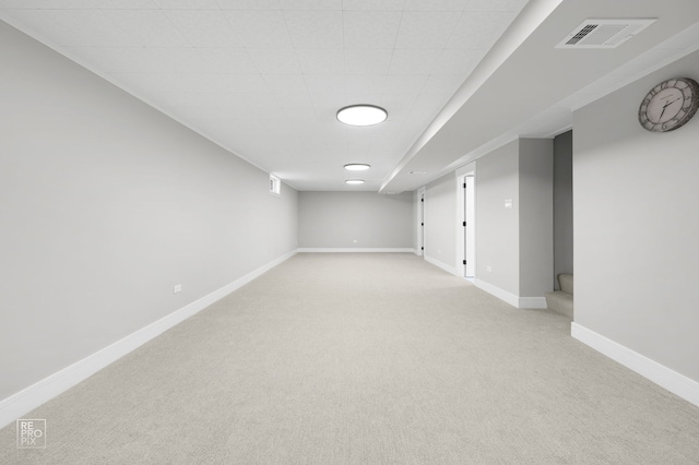 1166 S Highland Ave, Arlington Heights, IL 60005 - finished below grade area featuring light colored carpet and baseboards