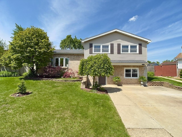 9113 Elm Cir, Hickory Hills, IL 60457 - view of front of property featuring brick siding and driveway
