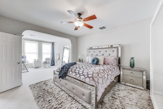2013 Valor Ct, Glenview, IL 60026 - bedroom featuring carpet and ceiling fan