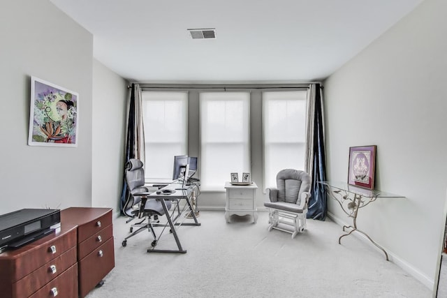 2013 Valor Ct, Glenview, IL 60026 - office area featuring carpet flooring and baseboards