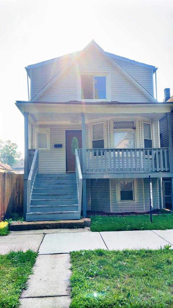10643 S Calhoun Ave, Chicago, IL 60617 - bungalow-style house featuring covered porch and stairway
