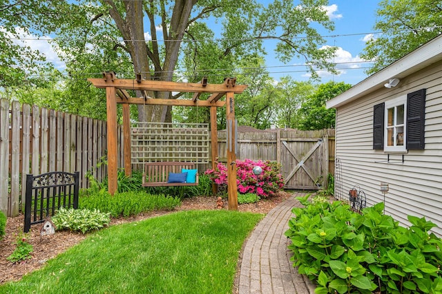 17918 Ridgewood Ave, Lansing, IL 60438 - fenced backyard featuring a gate