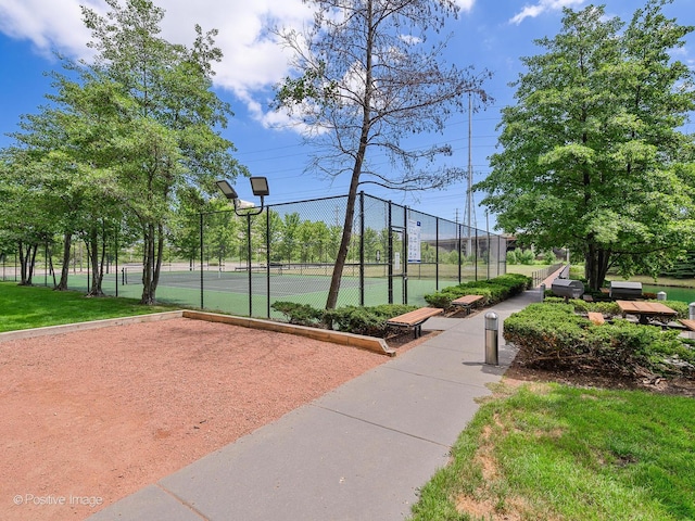 9715 Woods Dr Unit 1104, Skokie, IL 60077 - view of property's community featuring a tennis court