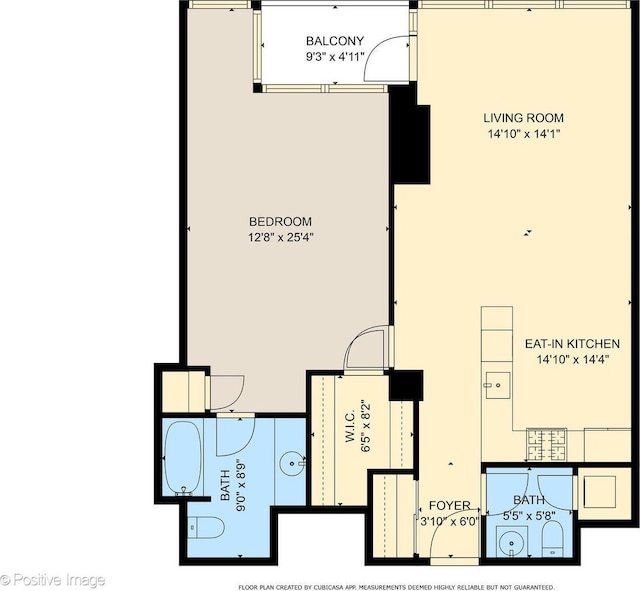 9715 Woods Dr Unit 1104, Skokie, IL 60077 - room layout