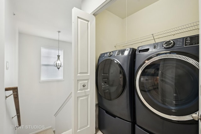 1263 Evergreen Ave, Des Plaines, IL 60016 - laundry area with independent washer and dryer