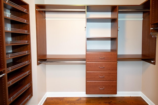 2612 W Diversey Ave Unit 101, Chicago, IL 60647 - spacious closet featuring wood finished floors