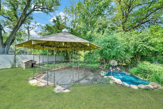 11400 S Ridgeland Ave, Worth, IL 60482 - view of swimming pool with a gazebo