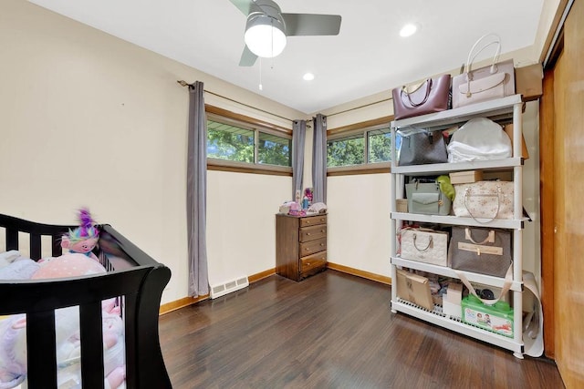 11400 S Ridgeland Ave, Worth, IL 60482 - bedroom featuring wood finished floors, baseboards, and recessed lighting
