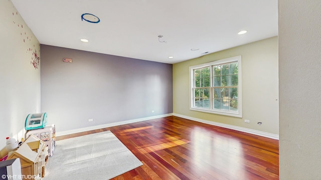 8N594 S Mclean Blvd, South Elgin, IL 60177 - spare room featuring wood finished floors and recessed lighting
