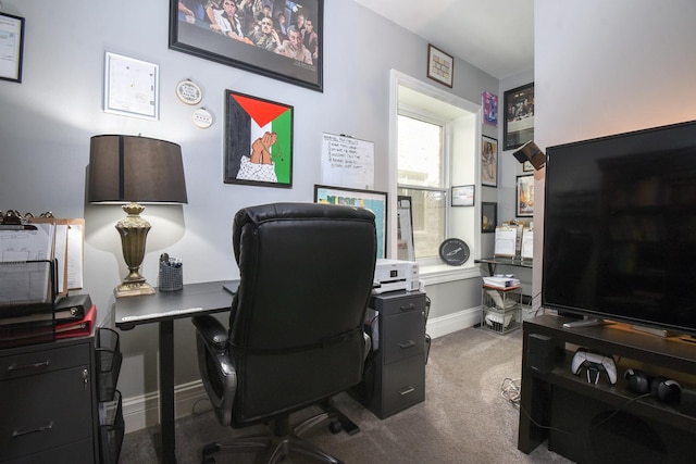 4419 N Racine Ave Unit 1N, Chicago, IL 60640 - carpeted office featuring baseboards