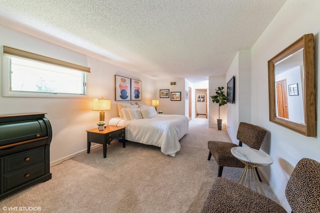 37782 N Cedar Lake Rd, Lake Villa, IL 60046 - bedroom featuring a textured ceiling and light carpet